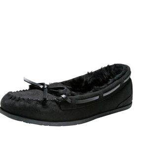 Black moccasins brand new